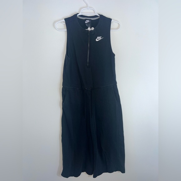 Nike Sportswear Club French Terry Romper Black small - Picture 2 of 11